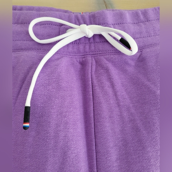 NWT FourLaps Oversized Rush Sweat Shorts Elastic Drawstring Lavendar Purple S - Picture 4 of 8